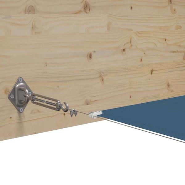 Senkrechtmarkise Blau 100x600 cm Oxford-Gewebe