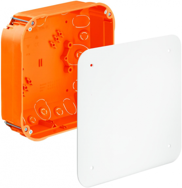 ARDEBO.de Kaiser 9196-91 Verbindungskasten, 165x165x72 mm, orange