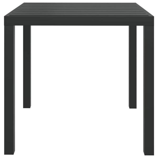 5-tlg. Garten-Essgruppe mit Kissen Poly Rattan Grau