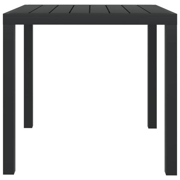 3-tlg. Garten-Essgruppe mit Kissen Poly Rattan Grau