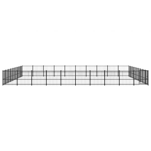 Outdoor-Hundezwinger Stahl 84,68 m²