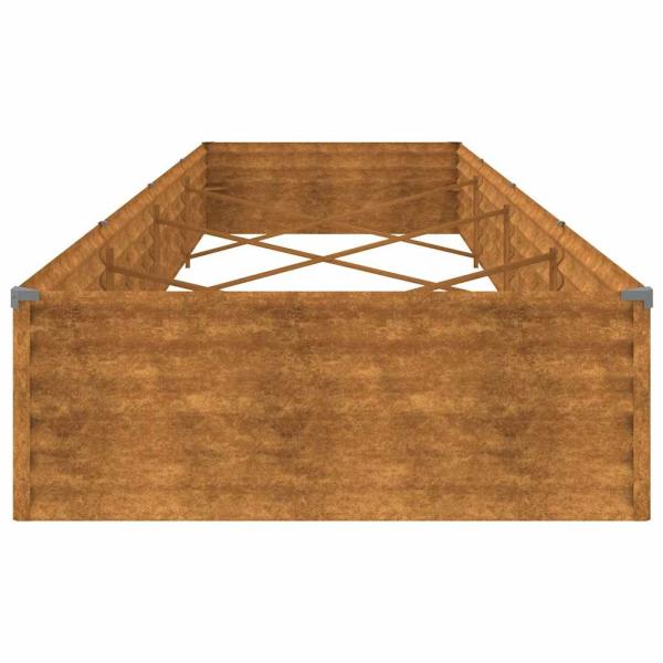 Hochbeet 387x100x36 cm Cortenstahl