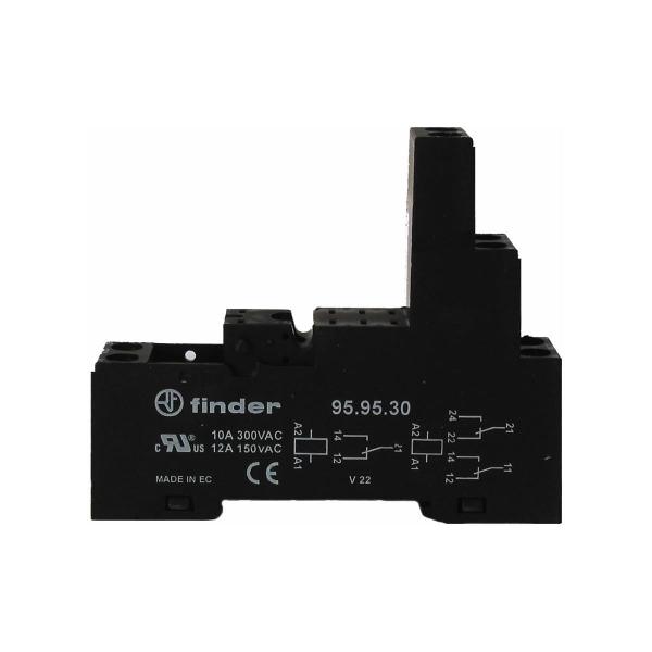 ARDEBO.de Finder 95.95.30 Relaisfassung, schwarz