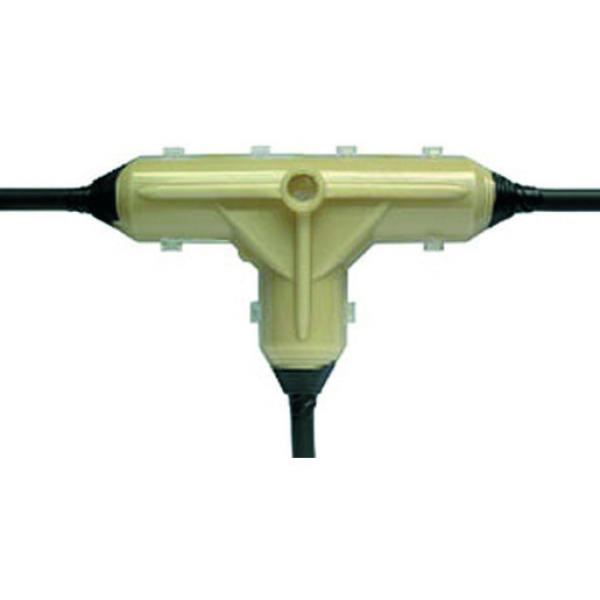 Newlec HGAM1 1 kV T-Abzweigmuffe Leiterquerschnitte: Durchgang: 5x1,5-5x10 mm², Abzweig