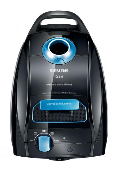 Siemens VSQ5X1230 Bodenstaubsauger 850 W HEPA Q5.0 schwarz