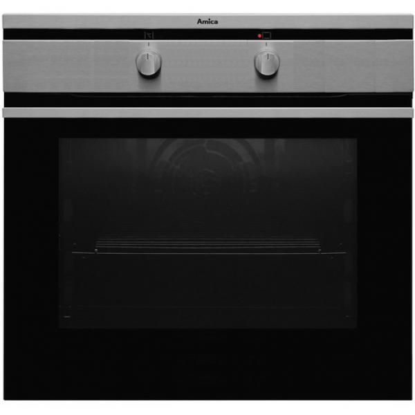 Amica EB 13722 E Einbaubackofen im Scandium Design, Edelstahl, Umluft, 66l