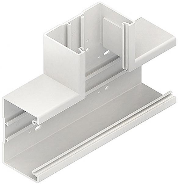 Newlec HBT1058.3 BT1058.3 RW T-Stück 90°, mit Bodenlochung, 105x165x66 mm, Länge 250 mm