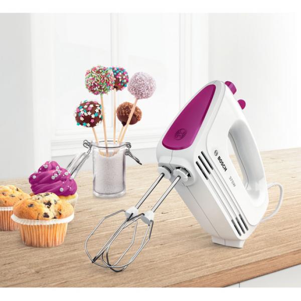 Bosch MFQ2210P Handrührer 375 Watt CleverMixx wild purple