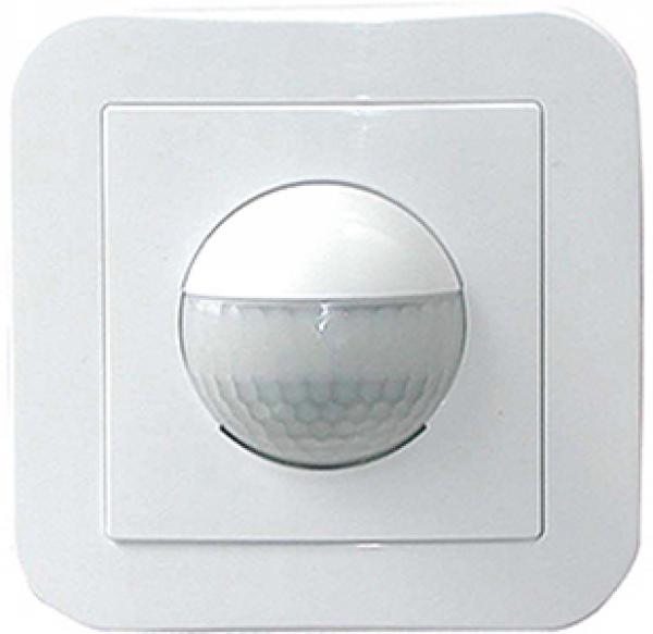 ARDEBO.de - HBWM180UPW UP-Bewegungsmelder 180 ° weiss mit Rahmen