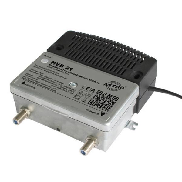 Newlec NBA25DB.1 Universeller Breitbandverstärker / Vorweg 25 dB / Ausgangspegel Vorweg