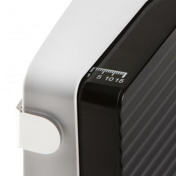 Domo DO523S Allesschneider Ø17cm black/white,  33,2 x 20,2 x 25,5 cm