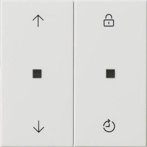 ARDEBO.de Gira 536303 System 3000 Bedienaufsatz Memory, System 55, reinweiß glänzend