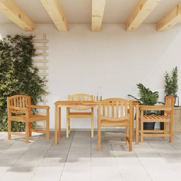 ARDEBO.de - 5-tlg. Garten-Essgruppe Massivholz Teak