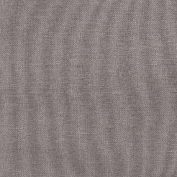 Tagesbett Taupe 80x200 cm Stoff