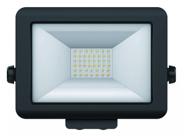 Theben theLeda B30L BK LED-Strahler für Wandmontage, 30 Watt, schwarz