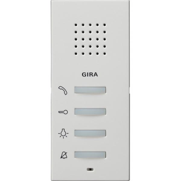 Gira 125027 Wohnungsstation AP System 55 Reinweiß m