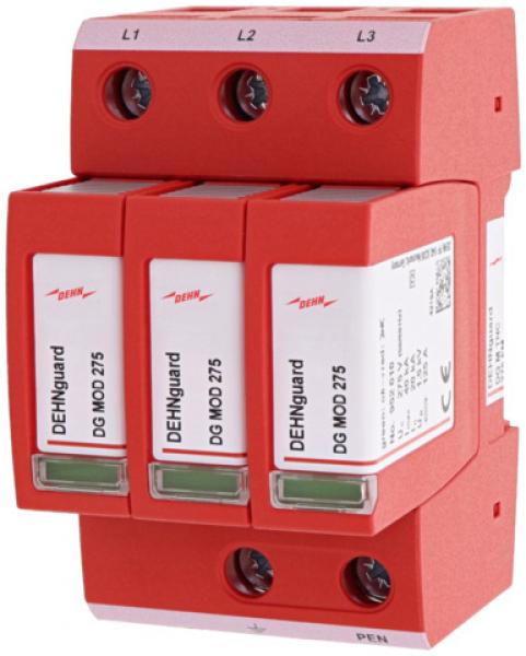 Dehn + Söhne DG M TNC 275 FM Überspannungsableiter Typ 2 DEHNguard M 3-polig für TN-C-Systeme