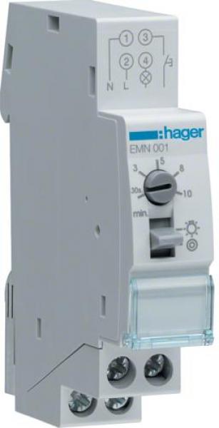 ARDEBO.de Hager EMN001 Treppenlichtzeitschalter 16A, 230V