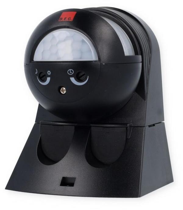 ARDEBO.de B.E.G. LC-Click-N 200-schwarz Bewegungsmelder (91022)