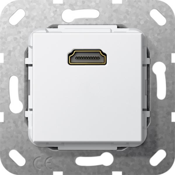 Gira 567003 HDMI K-Peitsche Einsatz Reinweiß