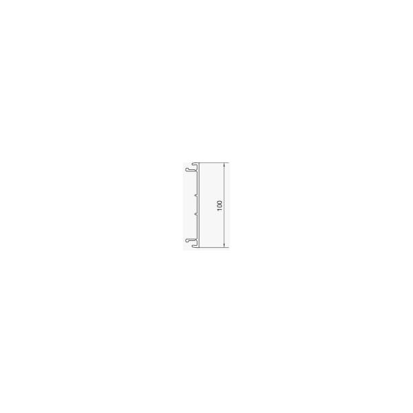 Hager BR7013027035 Brüstungskanal-OT, PVC, 100mm, lichtgrau