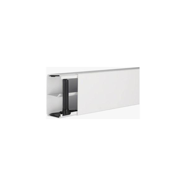 ARDEBO.de Hager LF6011109016 Leitungsführungskanal mit Trennwand PVC, 60x110mm, Länge 2m, verkehrsweiß