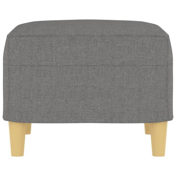 Fußhocker Dunkelgrau 60x50x41 cm Stoff