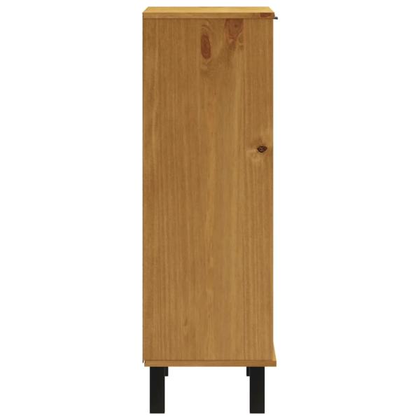 ARDEBO.de - Schuhschrank FLAM 59,5x35x107 cm Massivholz Kiefer