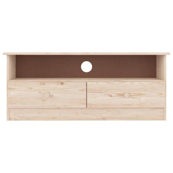 TV-Schrank mit Schubladen ALTA 100x35x41 cm Massivholz Kiefer