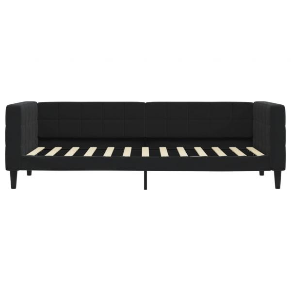 Tagesbett Schwarz 80x200 cm Samt