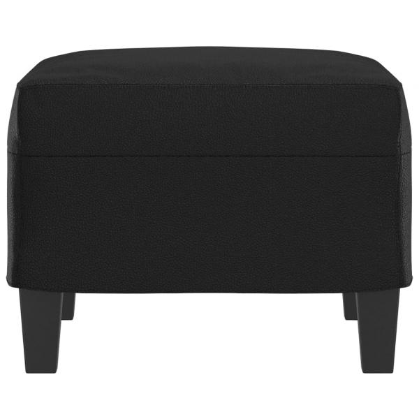 Fußhocker Schwarz 60x50x41 cm Kunstleder