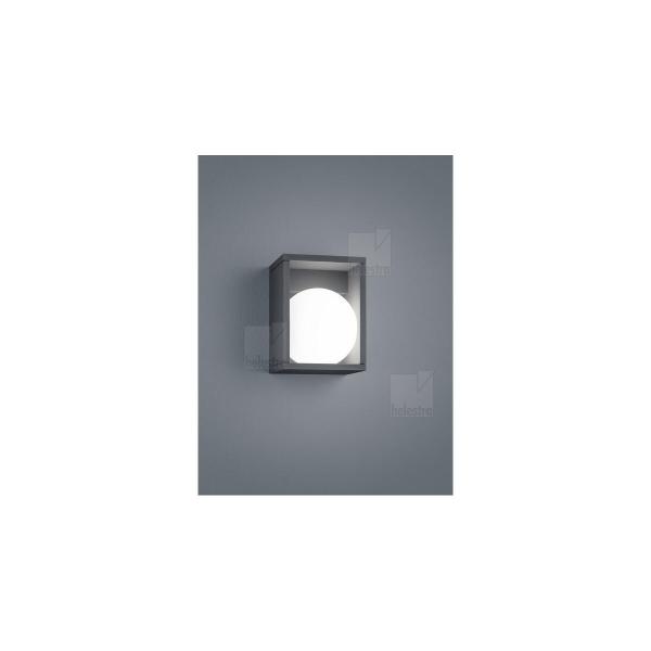 ARDEBO.de helestra A182202.93 Anou Wandleuchte, IP65, 8,3 Watt, 590 lm, graphit