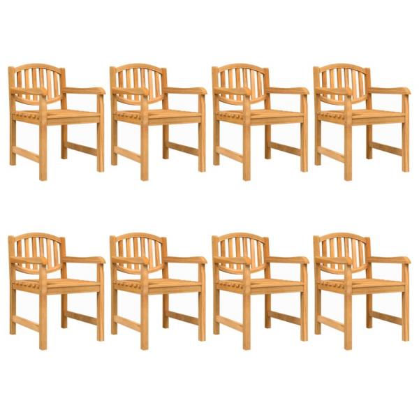 ARDEBO.de - 9-tlg. Garten-Essgruppe Massivholz Teak