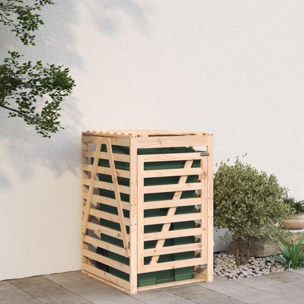 ARDEBO.de - Mülltonnenbox 84x90x128,5 cm Massivholz Kiefer