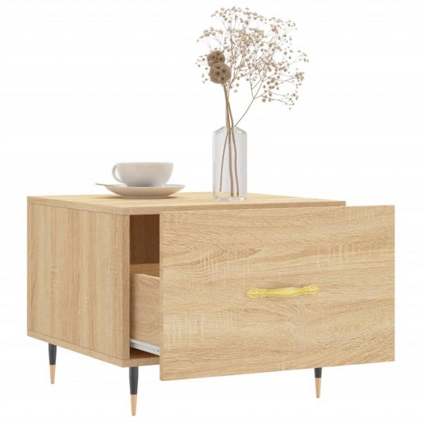 Couchtische 2 Stk. Sonoma-Eiche 50x50x40 cm Holzwerkstoff