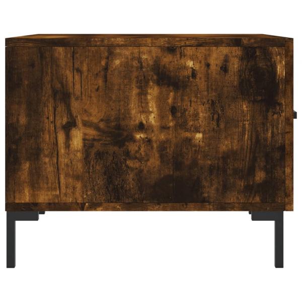 Couchtische 2 Stk. Räuchereiche 50x50x40 cm Holzwerkstoff