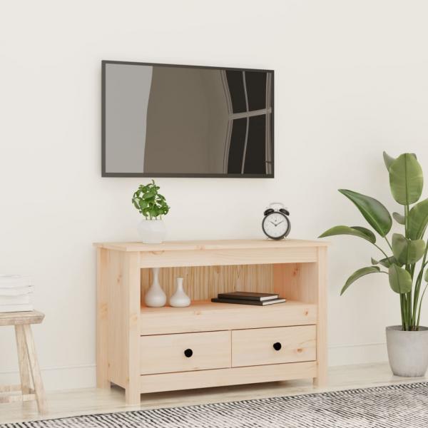 ARDEBO.de - TV-Schrank 79x35x52 cm Massivholz Kiefer