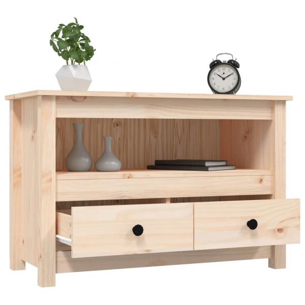 TV-Schrank 79x35x52 cm Massivholz Kiefer