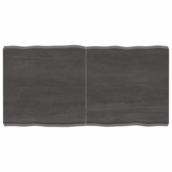ARDEBO.de - Tischplatte 120x60x(2-6) cm Massivholz Behandelt Baumkante