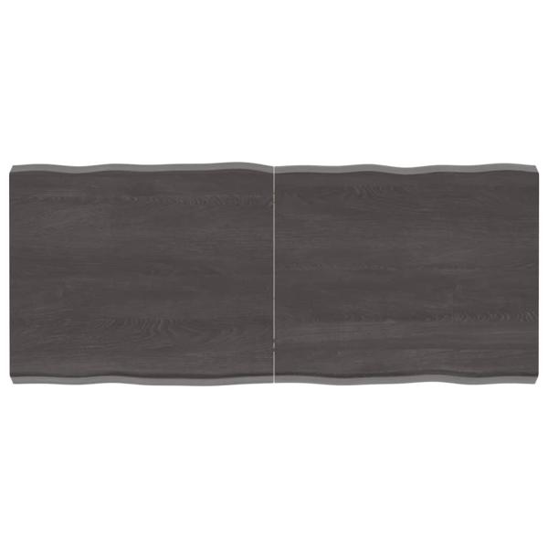 ARDEBO.de - Tischplatte 140x60x(2-6) cm Massivholz Behandelt Baumkante