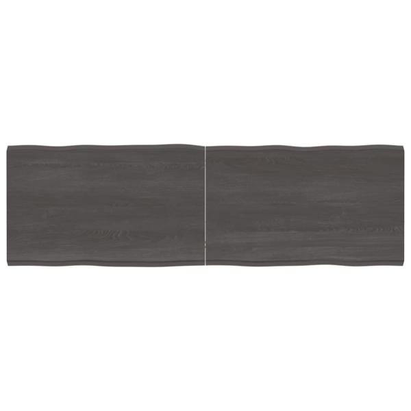 ARDEBO.de - Tischplatte 160x50x(2-4) cm Massivholz Behandelt Baumkante