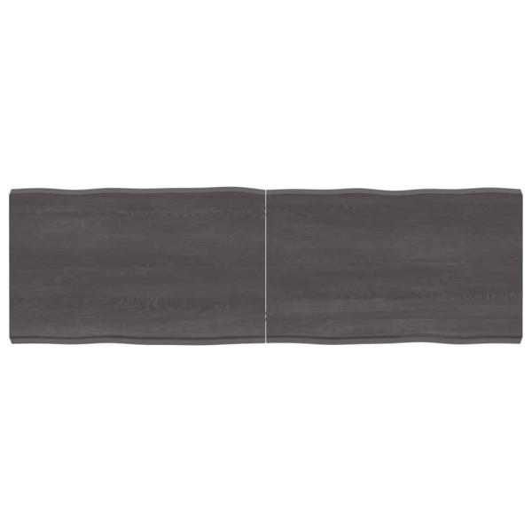 ARDEBO.de - Tischplatte 160x50x(2-6) cm Massivholz Behandelt Baumkante