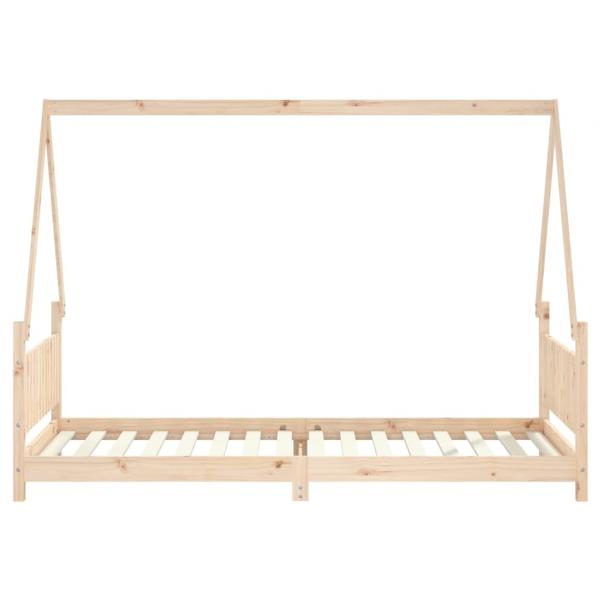 Kinderbett 90x200 cm Massivholz Kiefer