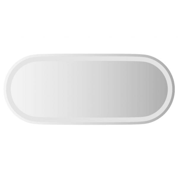 LED-Badspiegel 90x40 cm Oval