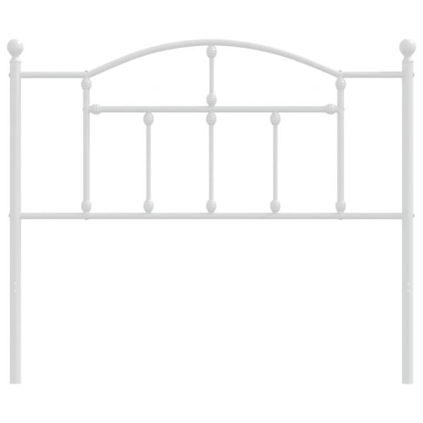 Kopfteil Metall Weiß 107 cm