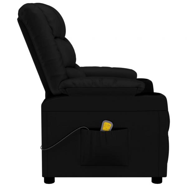 Massagesessel Schwarz Kunstleder