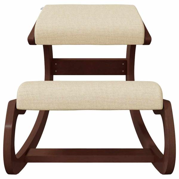 Kniestuhl Creme 55x84x55 cm Birkensperrholz