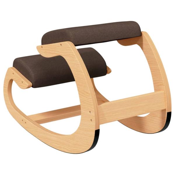 Kniestuhl Braun 55x84x55 cm Birkensperrholz
