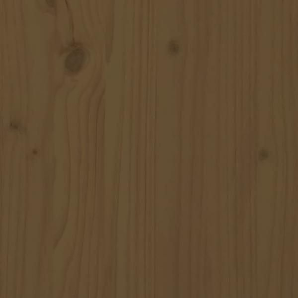 Flurbank Honigbraun 80x40x43 cm Massivholz Kiefer
