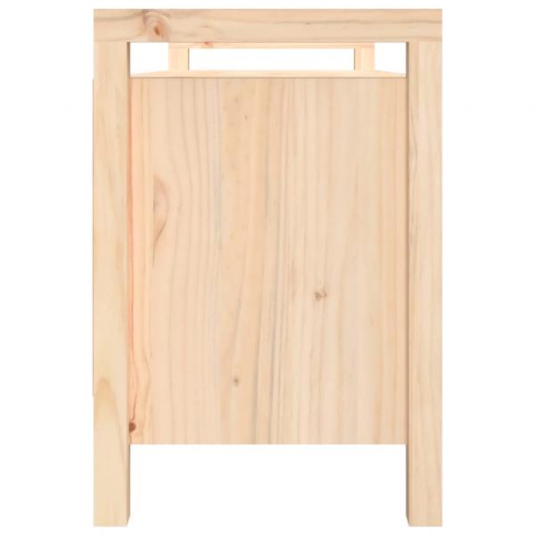 Flurbank 110x40x60 cm Massivholz Kiefer
